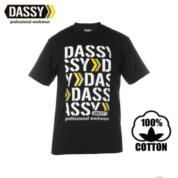 Dassy Hamilton (710010) T-shirt noir imprimé