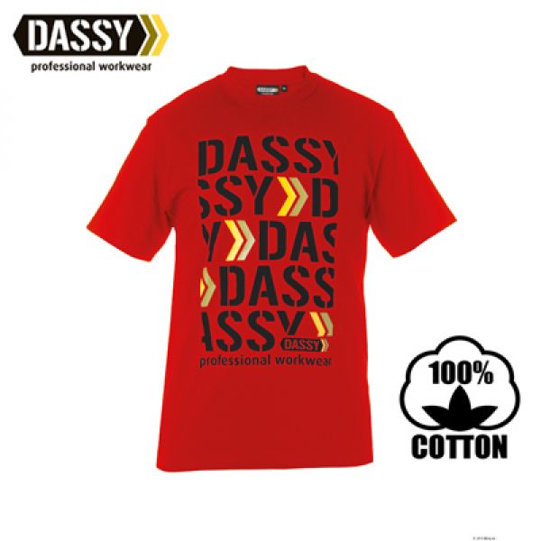 Dassy Hamilton (710010) T-shirt rouge imprimé